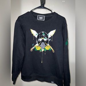 Denim City Rose Sweater